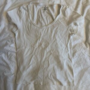 Brandy Melville White Short Sleeve Tee